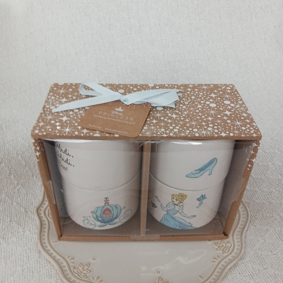 Rae Dunn × Disney Princess Stacking Ramekins Ceramic Set of 4 - Picture 5 of 12